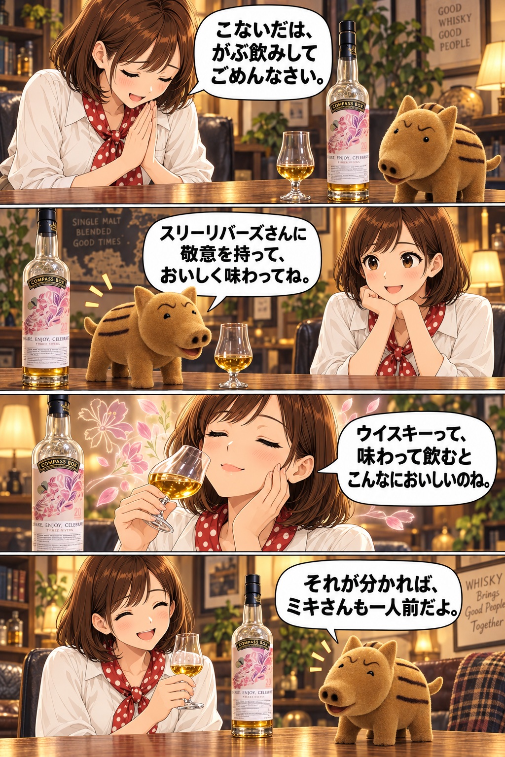 シェア、エンジョイ、セレブレイト！3R創設20周年記念48.9% コンパスボックス「シェア、エンジョイ、セレブレイト！」レビュー