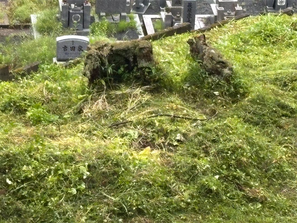 土墓の草刈り作業 - 大和浪漫Ⅱ
