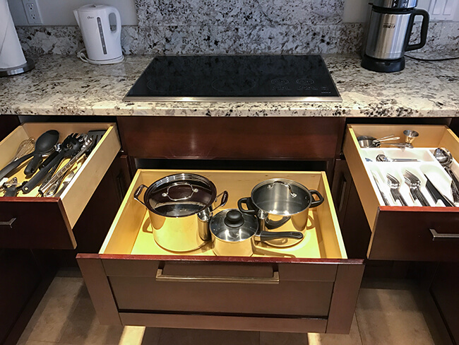 たくさんの調理器具