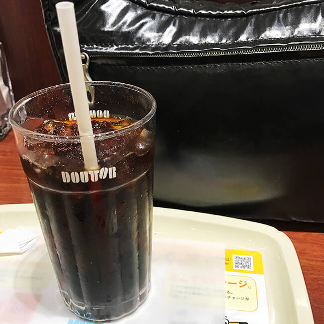 仙台駅のドトールコーヒーで待機