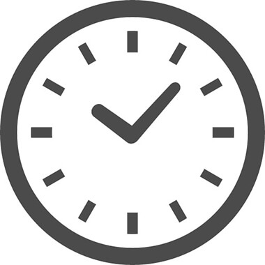 決まった時間にアンケート