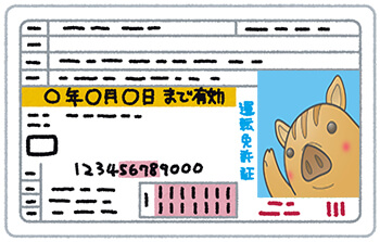 免許証の画像データ