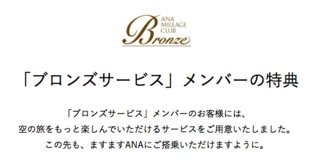 anaブロンズの特典