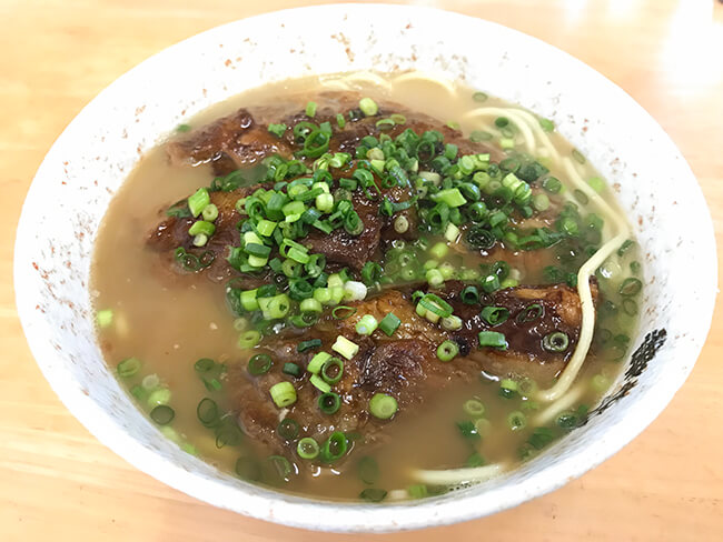 明石食堂・ソーキソバ・中