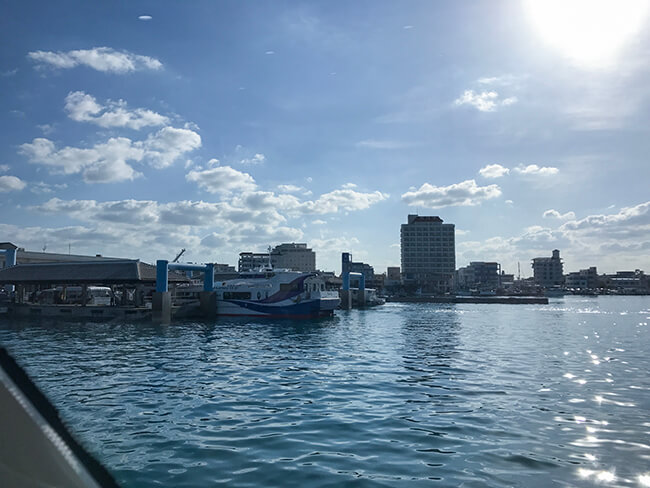 石垣港離島ターミナル出発