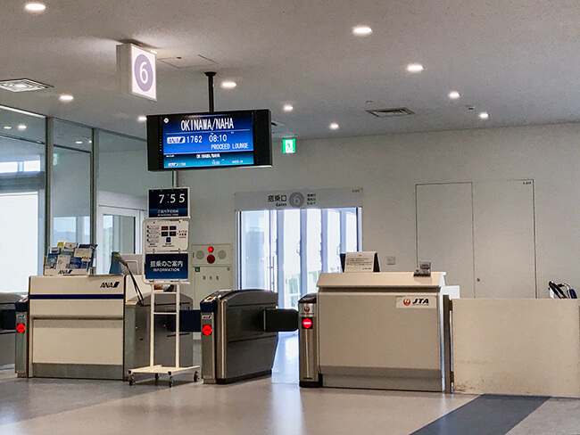 石垣空港6番搭乗口