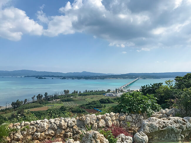 途中で見える景色