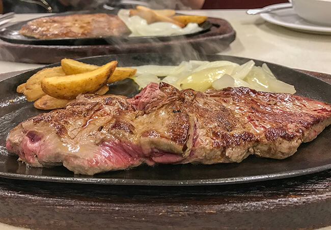 ジャッキーステーキハウスのテンダーロインステーキ
