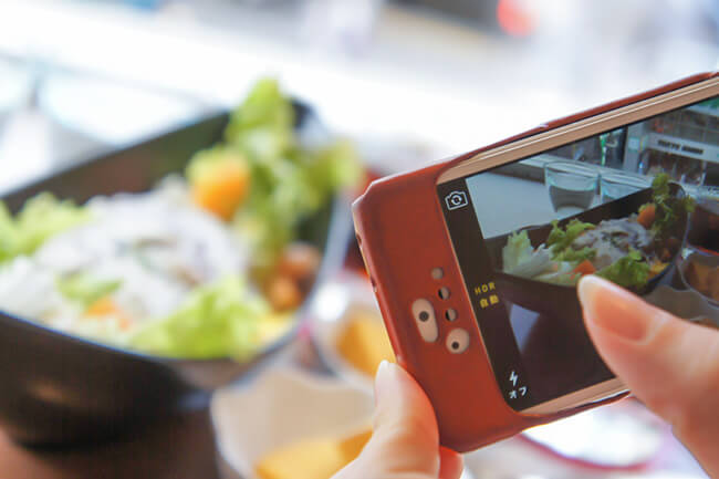 モニター調査時の写真は慎重に撮影