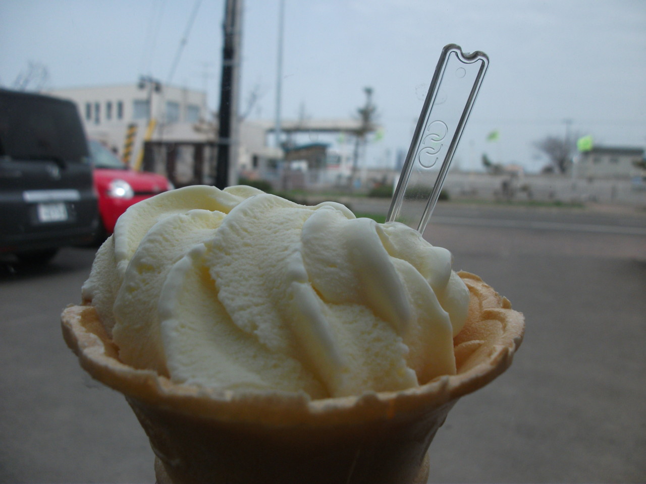  道の駅 いわない ソフトクリーム