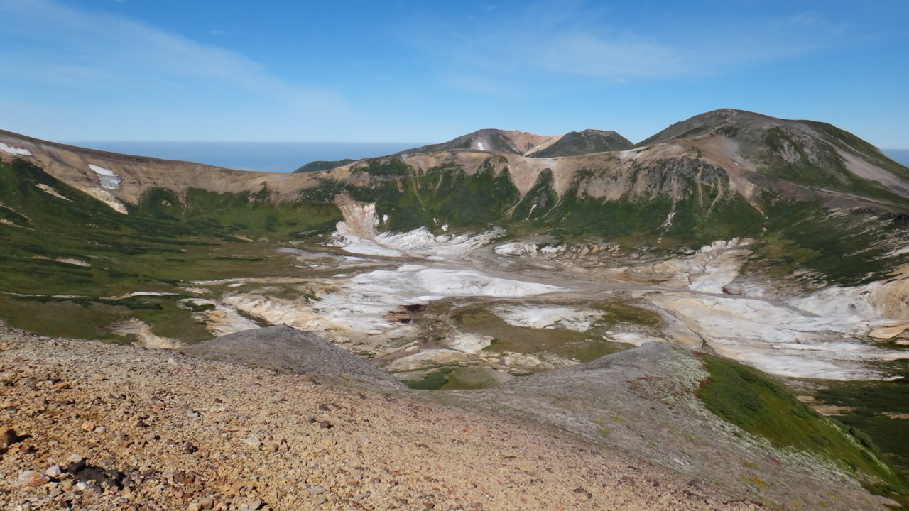  御鉢平＠北海岳山頂