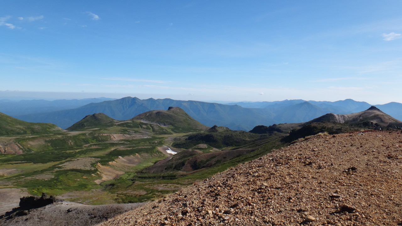  黒岳方面＠北海岳山頂