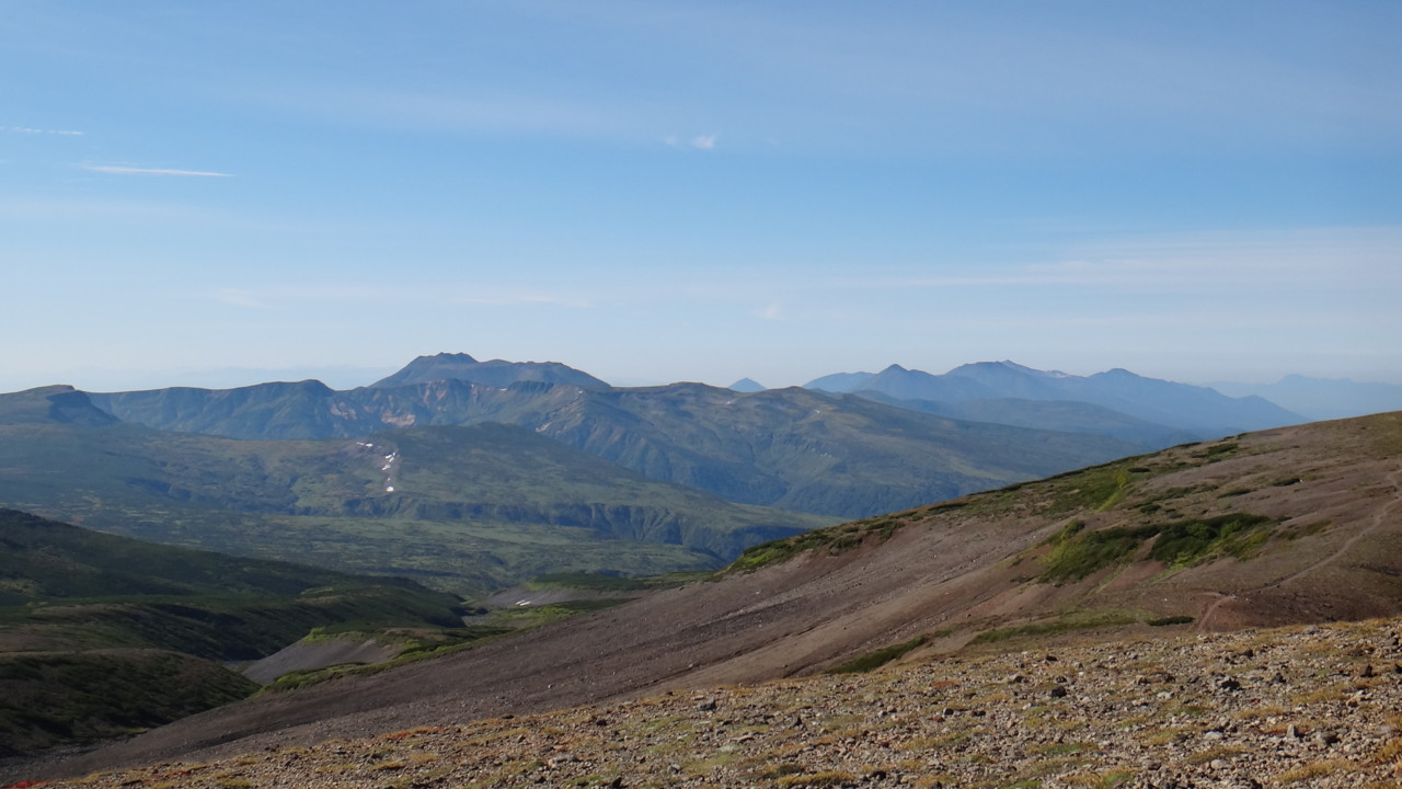  トムラウシ方面＠北海岳山頂