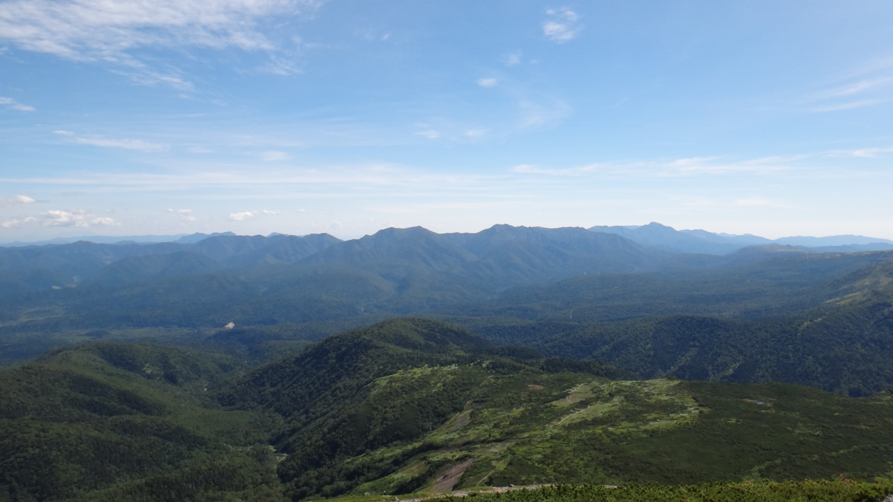  東大雪＠緑岳山頂