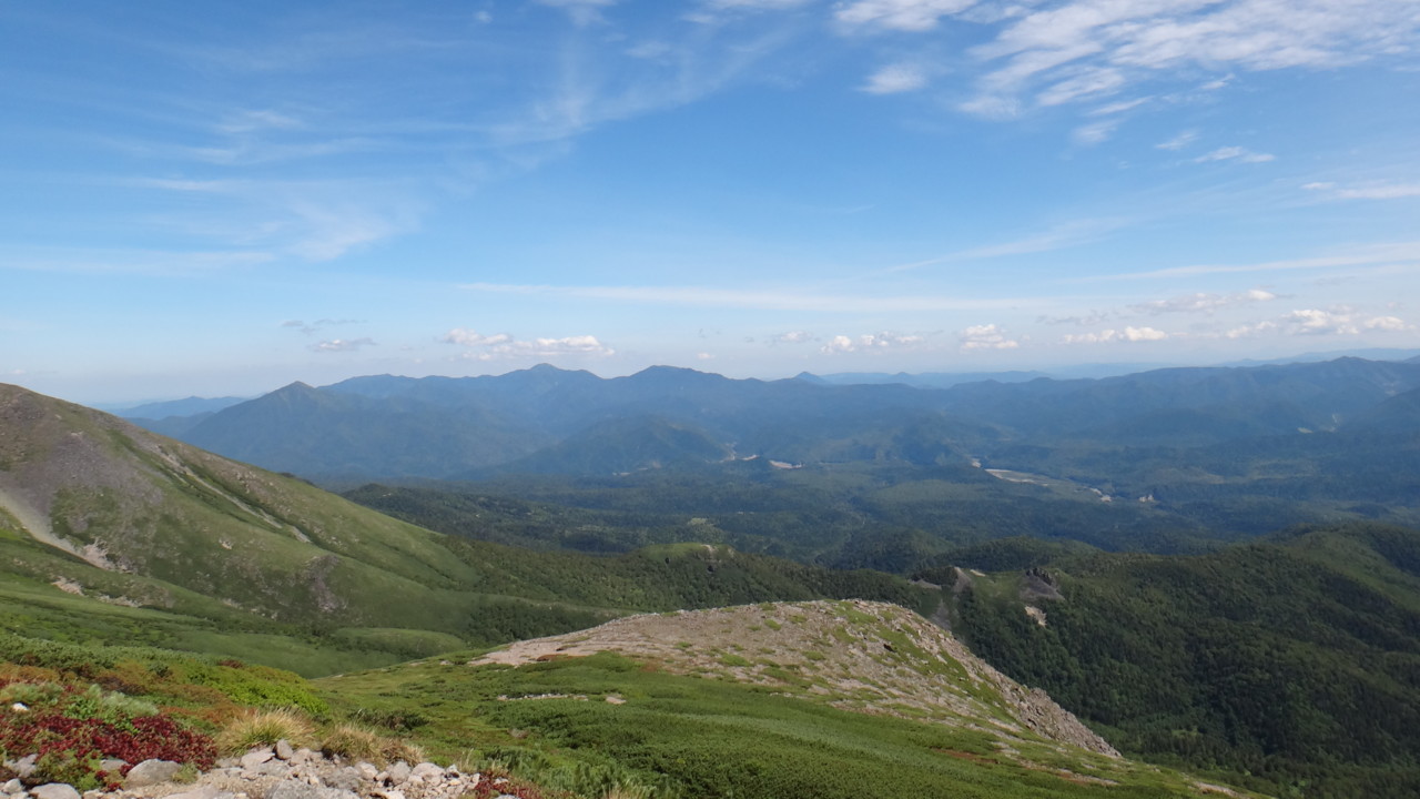  北大雪＠緑岳山頂