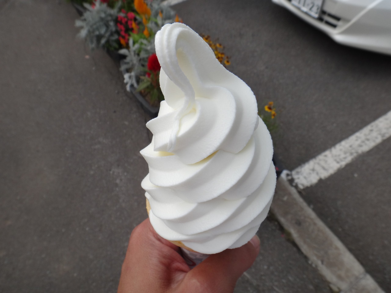  道の駅 230ルスツ ソフトクリーム