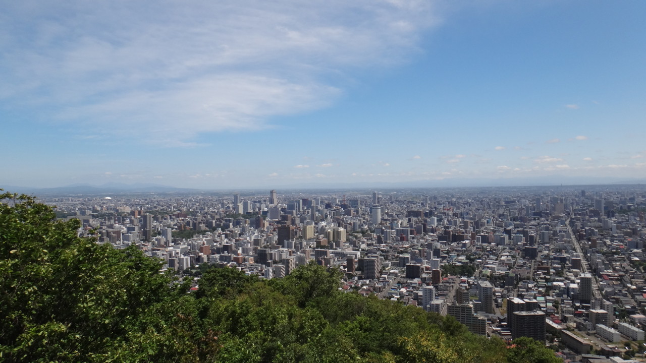 市内北側＠円山山頂