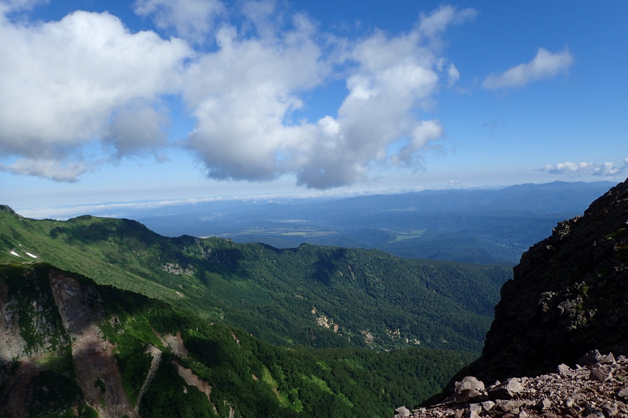  上川方面＠黒岳山頂