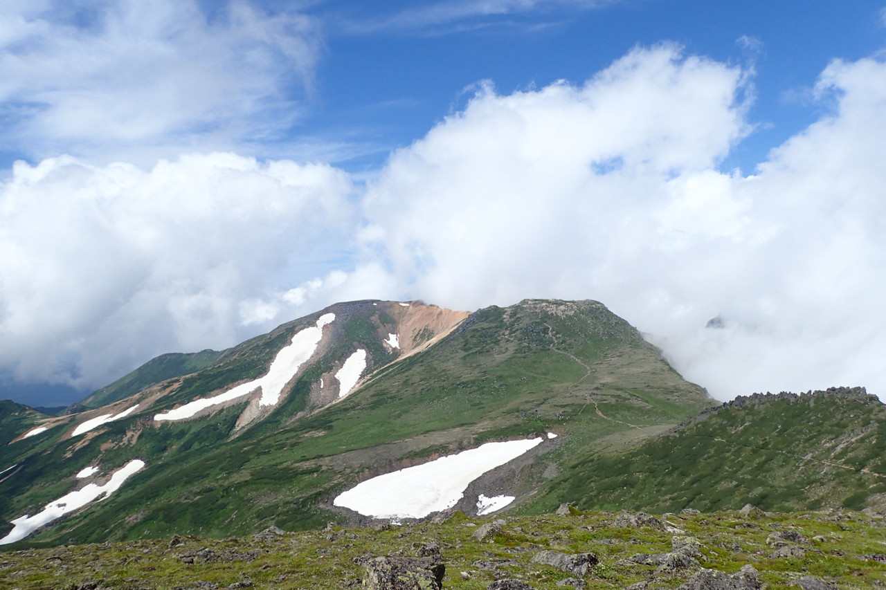  比布岳、当麻岳＠北鎮岳山頂