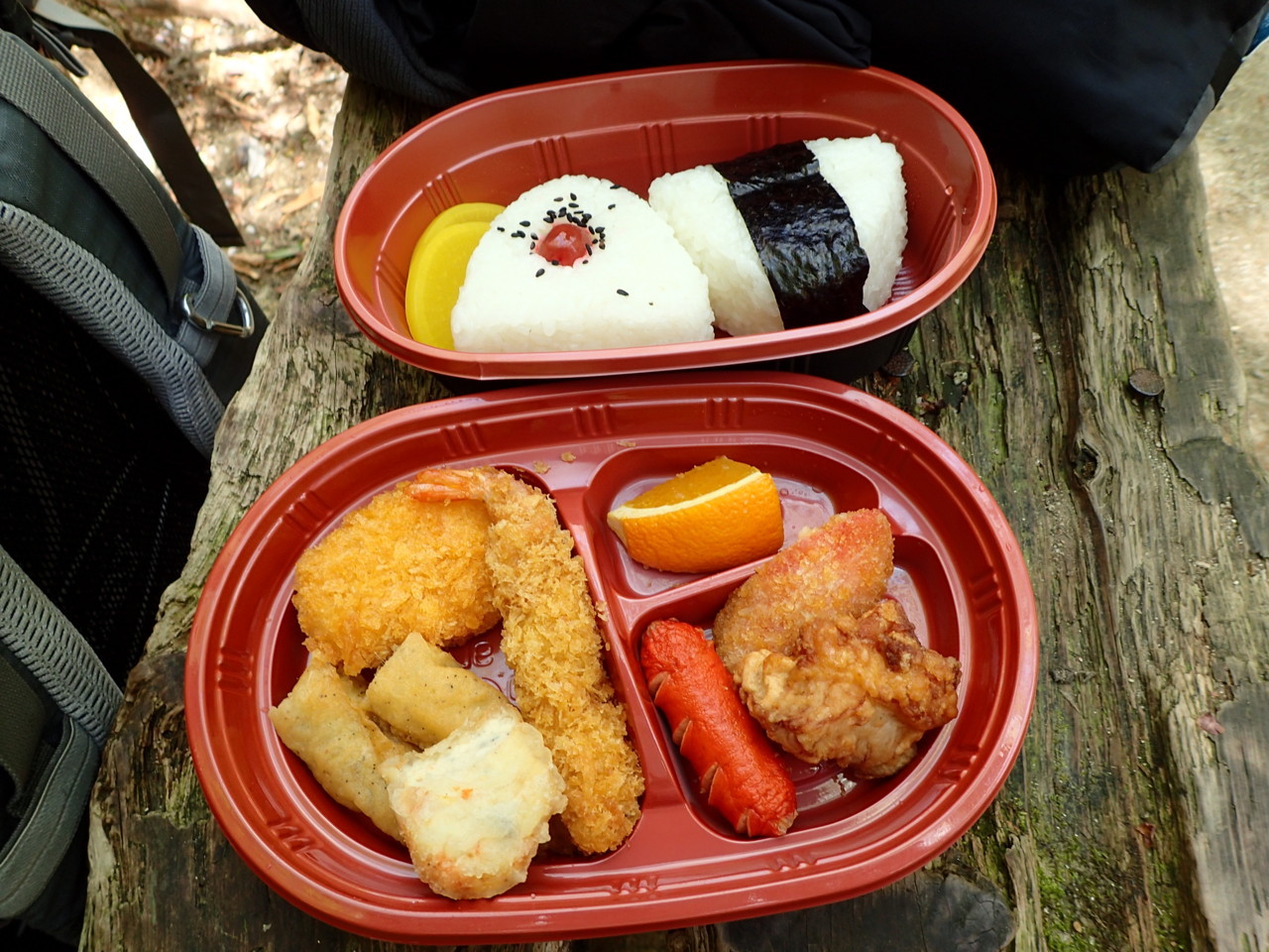 登山弁当・昼食