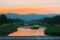 加茂川夕景