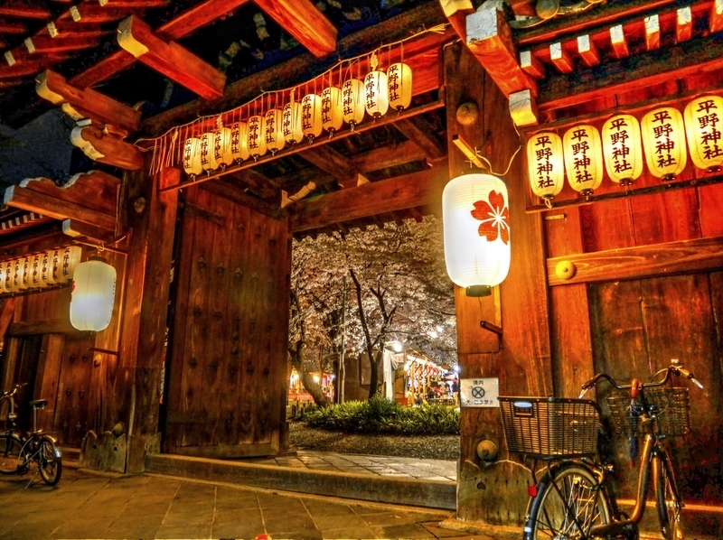 平野神社南門