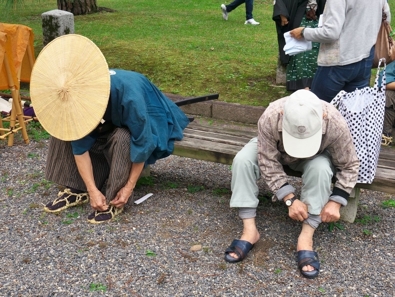 新旧足ごしらえ＠時代祭り