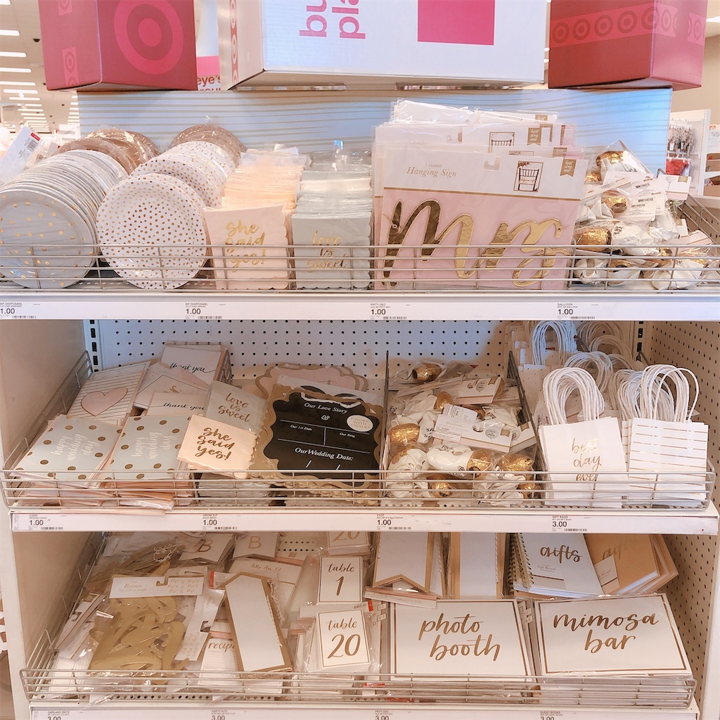 プレ花嫁の天国 アメリカのウェディングアイテムならtargetが安くてかわいい San Jose ゆとり駐在妻の備忘録 プレ花嫁の天国 アメリカのウェディングアイテムならtargetが安くてかわいい San Jose ゆとり駐在妻の備忘録