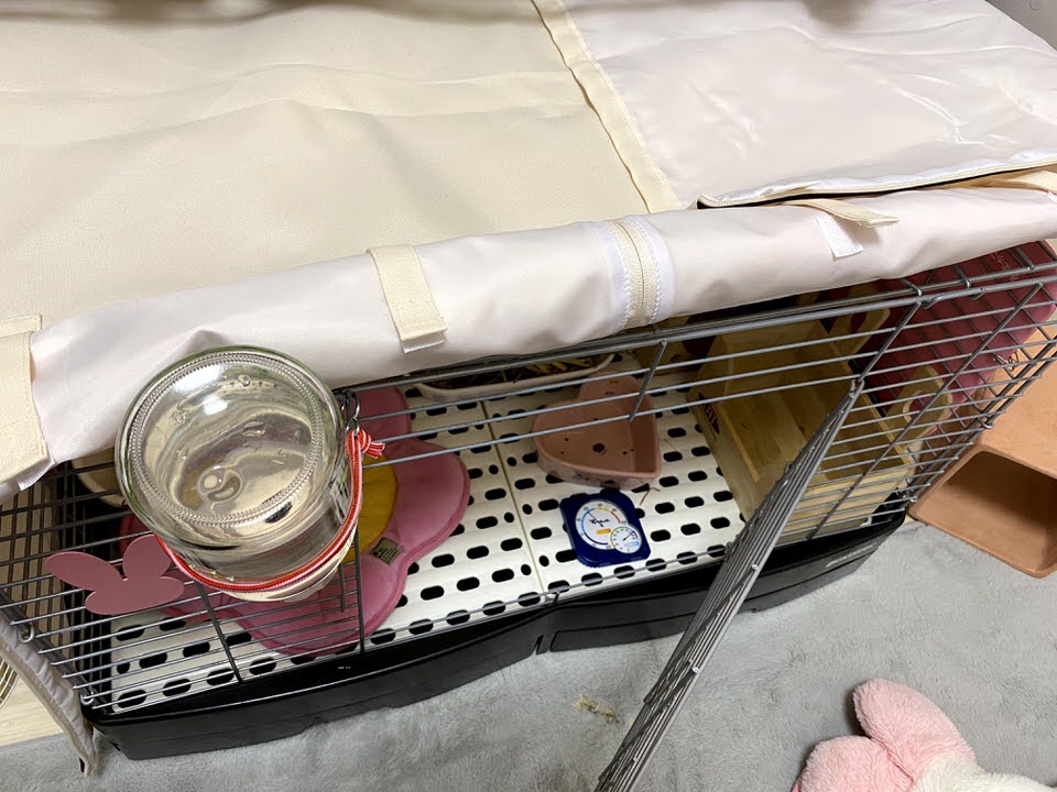 うさぎのつきに、ケージカバーを買いました - たれみみ日和