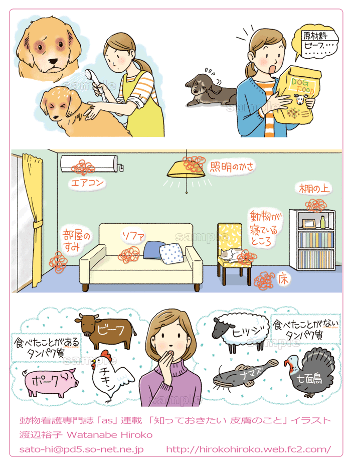 しごと 動物看護専門誌 As アズ 連載イラスト ぐるぐるぐりぐり