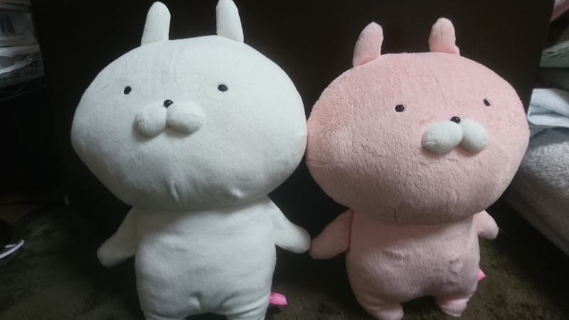 我が家のうさまる 毛糸の帽子でお揃いのおめかし 冬ver うさヘルブログ