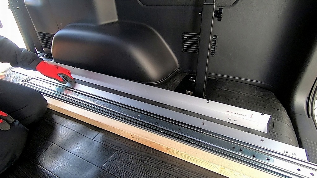 ハイエーススライドフロア自作！予算4万で耐荷重、機能性抜群