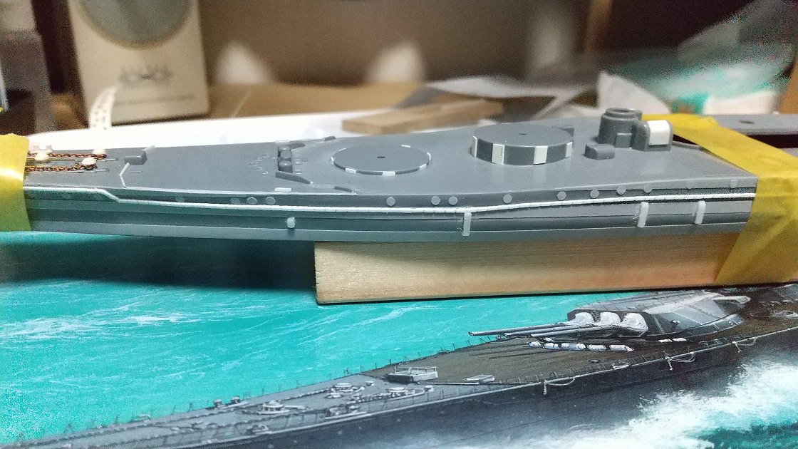 最終値下げ】オオタキ 1/750 走る大和 水上走行 床上走行