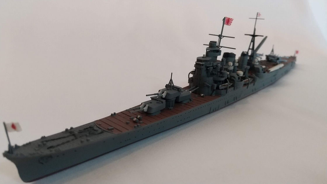 ハセガワ1/700足柄で1937訪欧時を再現 - 艦船模型を作ってみようよ！