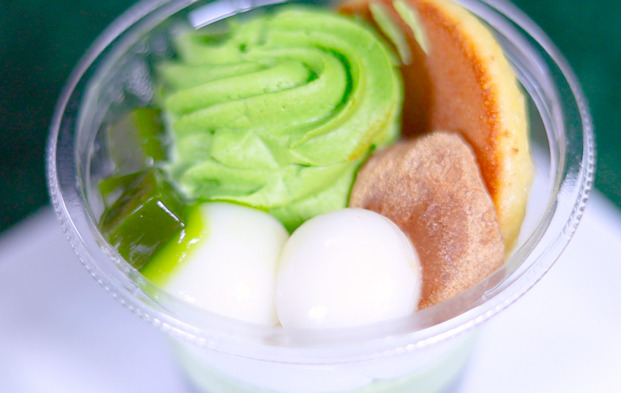 宇治抹茶の和パフェ 抹茶ゼリー仕立て セブン セブンイレブン コンビニスイーツ