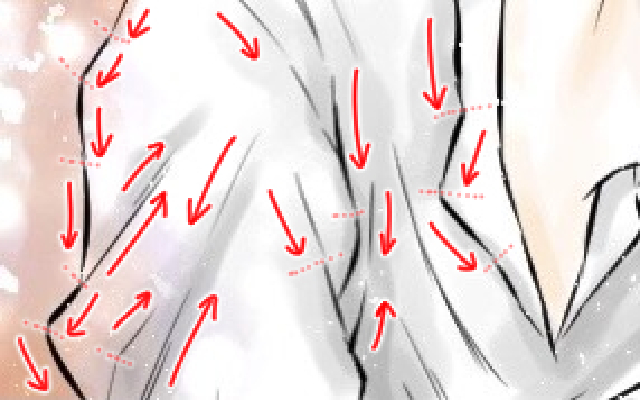 服部分を拡大した参考イラスト