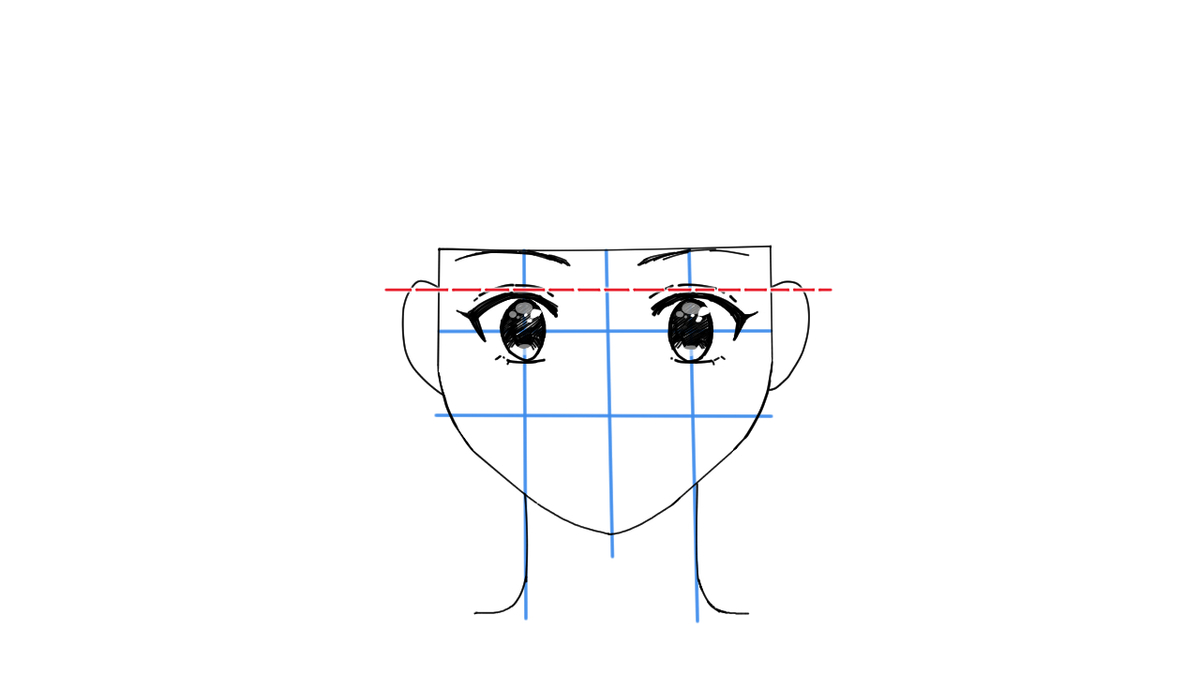 耳を付け足したイラスト