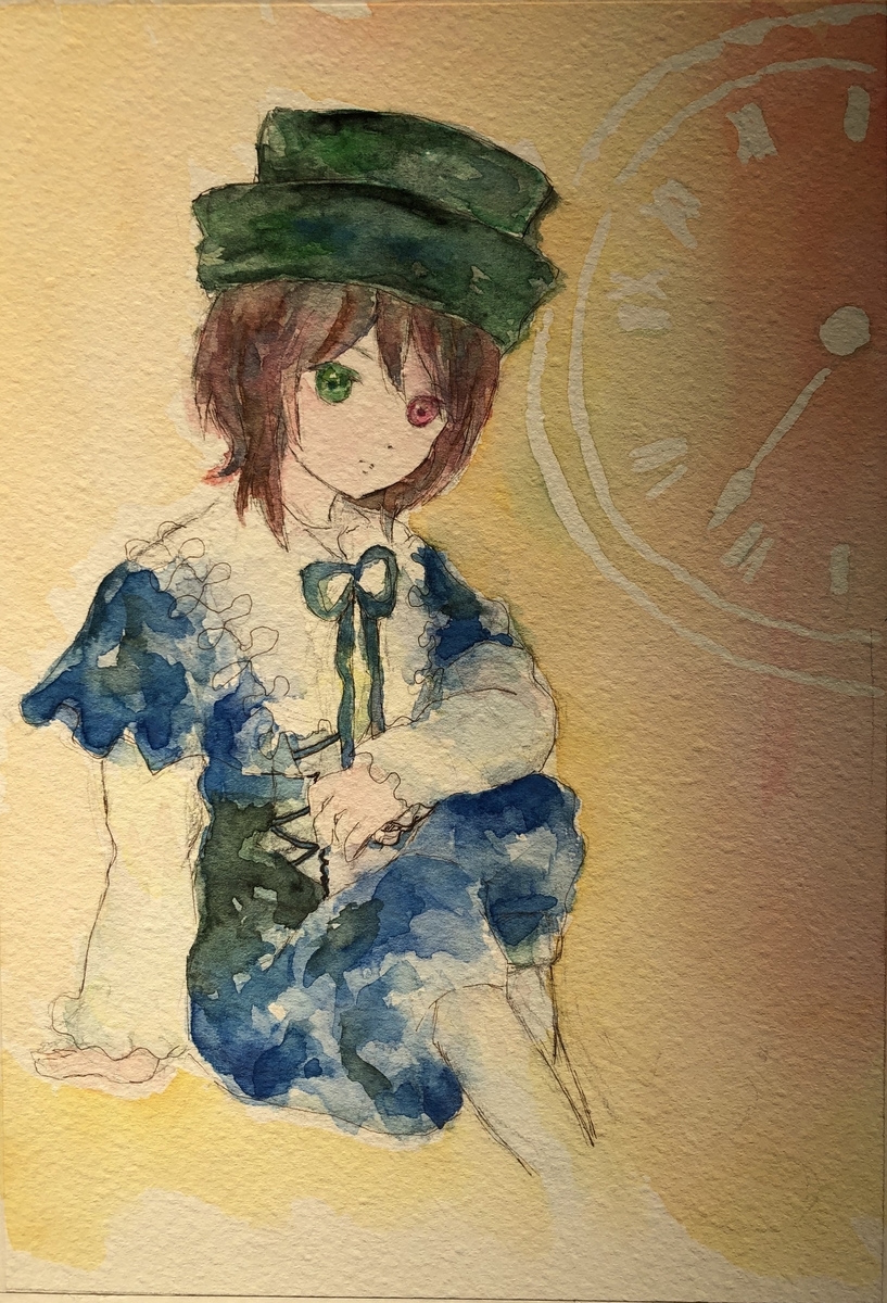 ローゼンメイデン 薔薇乙女 蒼星石 を描いたよ 迷えるイカ記