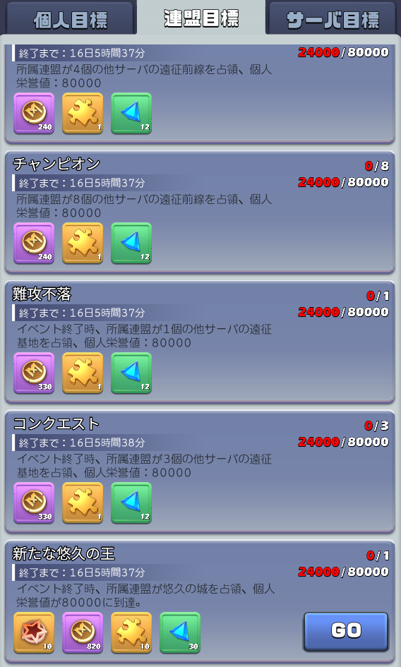 連盟目標