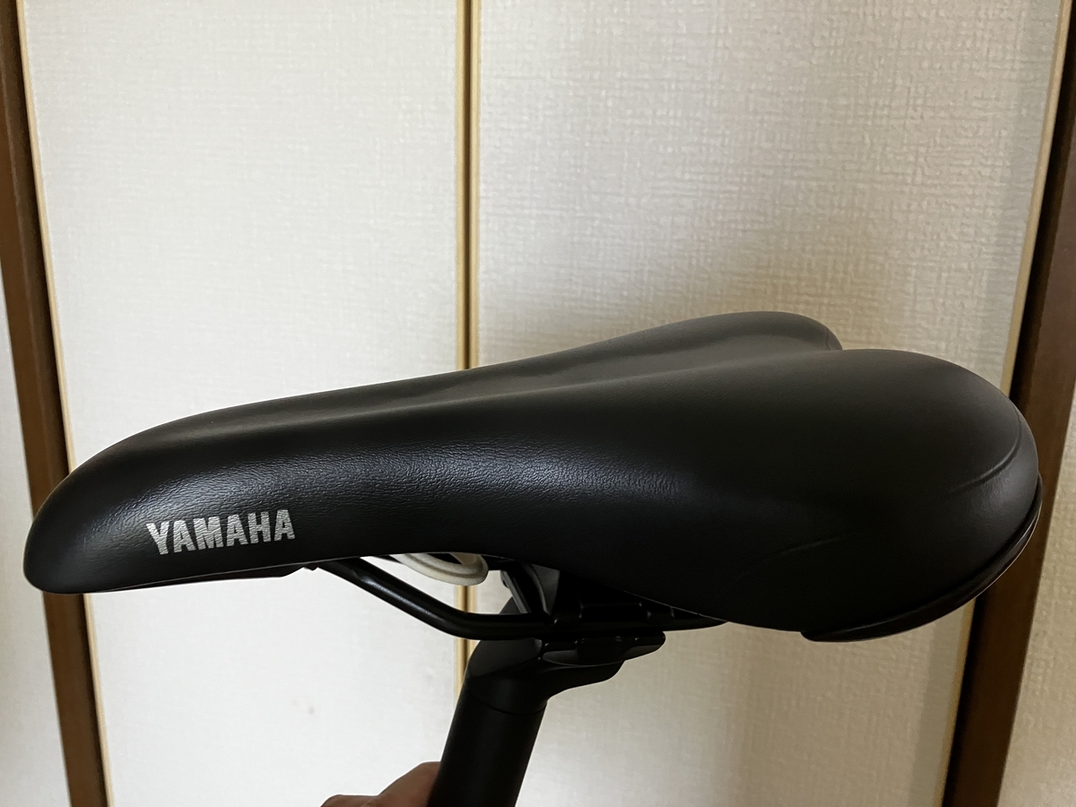 YAMAHA PAS Braceのサドルをやわらかクッションゲルタイプに交換