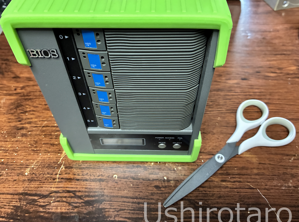 BIOS BR256B3 2.5\" RAID5/6 ディスクアレイ HDD無し BIOS BR256B3 2.5