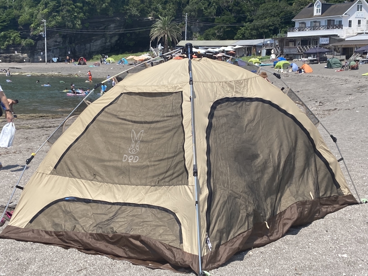 設営が超簡単！DODの『わがやのテント』をレビュー！ - campdog の
