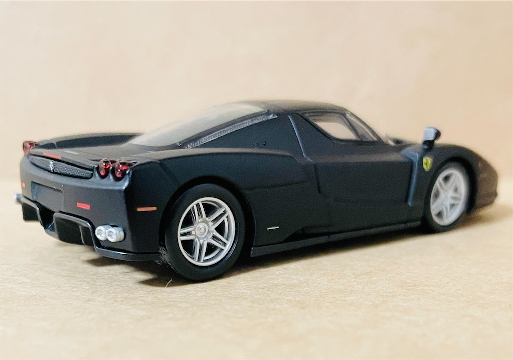KYOSYO 1/64 Ferrari Enzo Matte Black Ferrari Minicar Collection 7