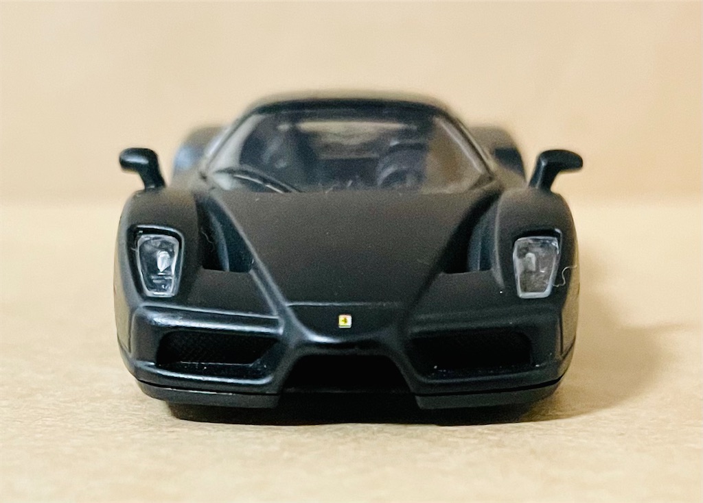 KYOSYO 1/64 Ferrari Enzo Matte Black Ferrari Minicar Collection 7