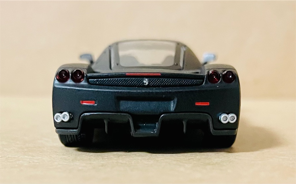 KYOSYO 1/64 Ferrari Enzo Matte Black Ferrari Minicar
