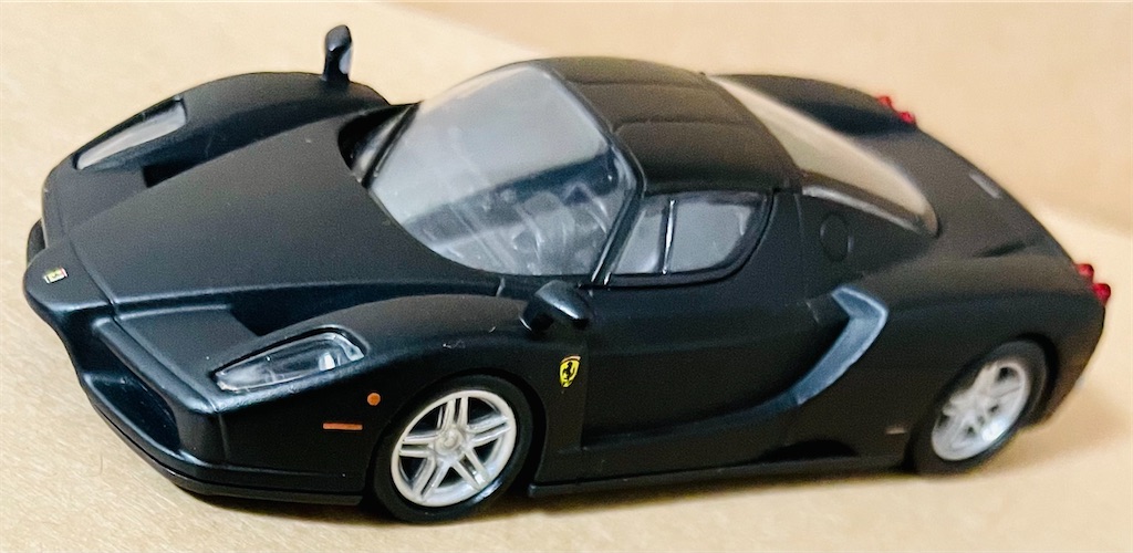希少　京商1/64 ときめきモール限定 エンツォ フェラーリ マットブラック KYOSYO 1/64 Ferrari Enzo Matte Black Ferrari Minicar