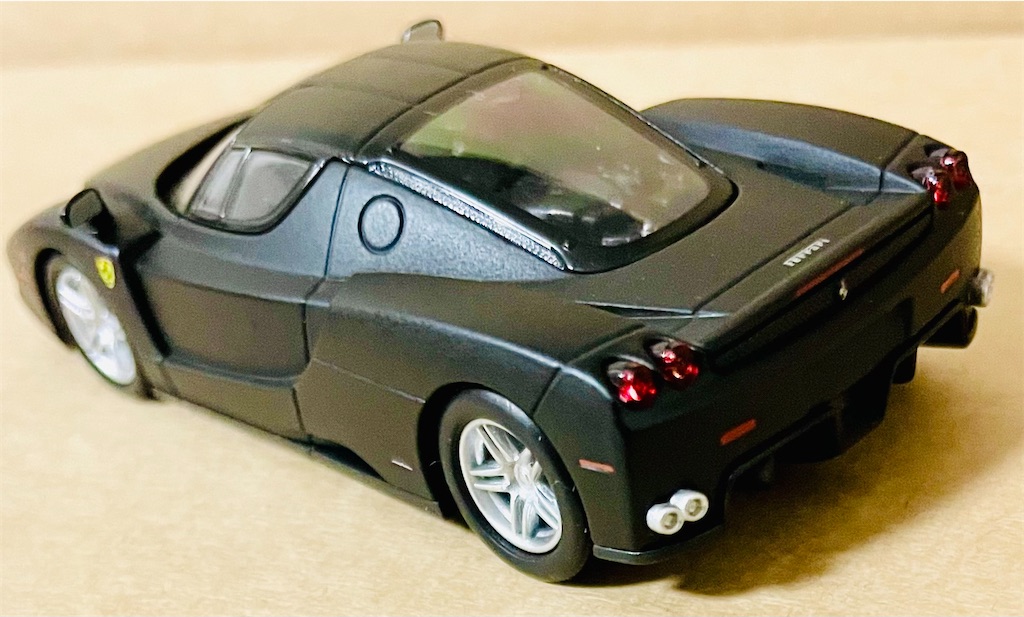 希少　京商1/64 ときめきモール限定 エンツォ フェラーリ マットブラック Amazon.co.jp: 京商 1/64 ときめきモール限定 エンツォ