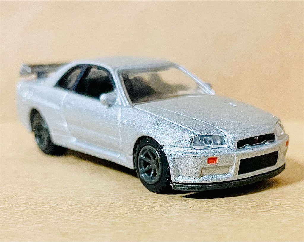 EPOCH 1/72 NISSAN SKYLINE GT-R（R34）カプセルエムテック シリーズ7