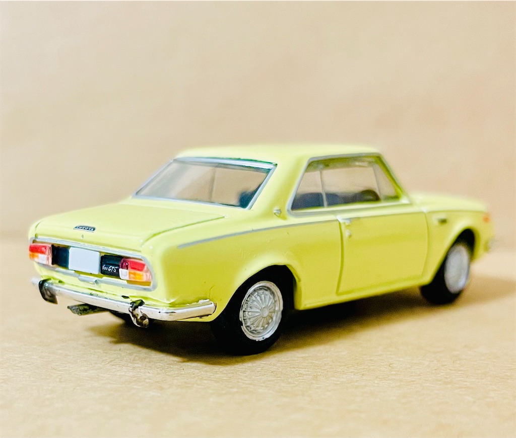 国産名車コレクション 1/24 トヨタ 1600GT 1967 1/24スケール、トヨタ 1600GT 1967年型｜覆面えるのブログ