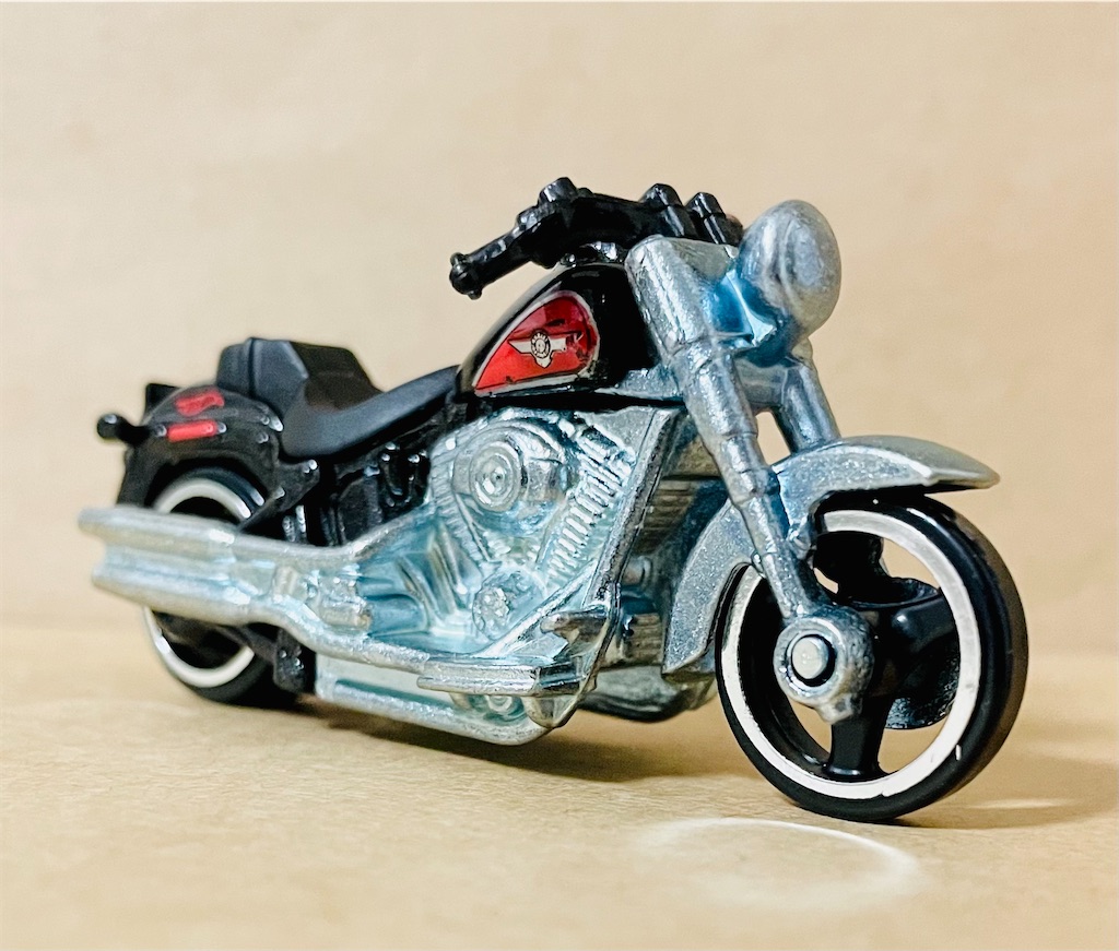 ハーレーダビッドソン ファットボーイ　ホットウィール Hot Wheels ホットウィール 100% Harley Davidson ハーレー